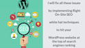fix wordpress website SEO issues