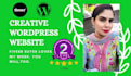 develop, design and redesign wordpress website