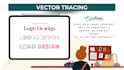 create and image to vector conversion, vector tracing