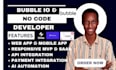 build no code app adalo,  bubble io developer, appsheet, glide, flutterflow app