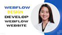 design webflow website develop