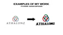 create a 3d animated gif sticker for your logo