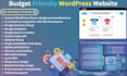 design a professional wordpress website for your small business with local seo