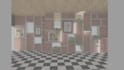 designed interior with 2d and 3d renderings
