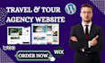 develop travel website, tour travel agency website,  booking website