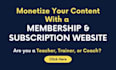 create wordpress membership website and subscription website