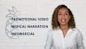 create a female spokesperson video