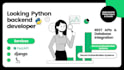 be your professional python django, backend ai developer, or fast rest API