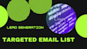 do data gathering, email scraping, b2b lead generation