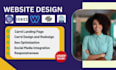 design responsive card landing page ionos weebly squarespace and webcom