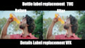 do professional vfx logo and label replacement tvc