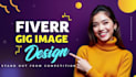 design clickable fiverr gig image, gig thumbnail and gig cover