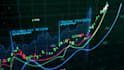 create 4k crypto trading video intro with custom texts and logo