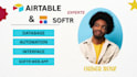 airtable database, airtable automation , airtable interface, glide softr expert