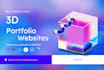 build interactive 3d portfolio website with three js