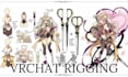 design custom vtuber models, live2d rigging for streaming vrchat anime oc art