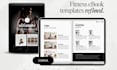 design fitness guide ebook selfcare journal mental ebook, website ebook on canva