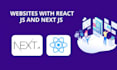 make website using react js, next js,  redux, tailwind css