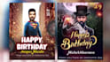 design funny birthday flyer and motion flyer