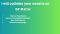 optimize your website on gtmetrix and improve page speed