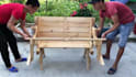 make drawings for DIY folding picnic table