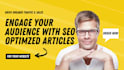 write SEO optimized b2b and b2c blogs and articles