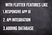 develop android and ios mobile app using flutter
