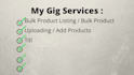 do bulk product listing on amazon, shopify, tiktok and ebay
