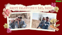 design  valentines day flyer cards poster and video