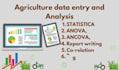 do agriculture data entry and analysis optimization