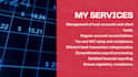 provide financial reports for professionals and restaurant services