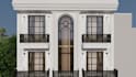 design house exterior model, 3d rendering, walkthrough