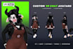 create custom VR chat furry avatar, 3d vtuber model, or VR character for vtubing