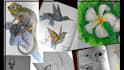 do pencil sketch portrait and illustrations