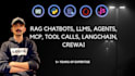 develop custom ai rag chatbot using langchain, crewai , ai agent, mcp support