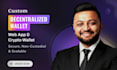 create a decentralized web wallet, crypto wallet, web app