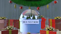 create beautiful christmas or new year greetings video
