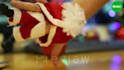 make finger santa dance greeting video