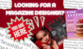 create a professional front cover for a magazine or book