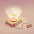 do a 3d model and rendering in blender