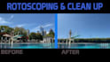 do vfx clean up, paint, object remove, matchmoving