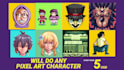 do any pixel art character