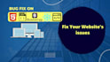 edit and fix existing website html css bootstrap tailwind issues