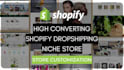 create shopify dropshipping store or shopify website