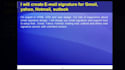 create email signature for gmail yahoo hotmail  outlook