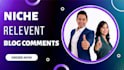 do niche blog comment backlinks for manual off page seo