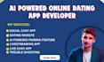 build custom ai mobile app social chat app flutter developer ai development