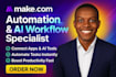 setup make com make com automation make com expert n8n ai agent claude code ghl