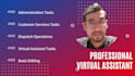 be your expert virtual assistant for CRM, support, admin