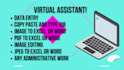 do data entry work, copy paste, images to excel or word